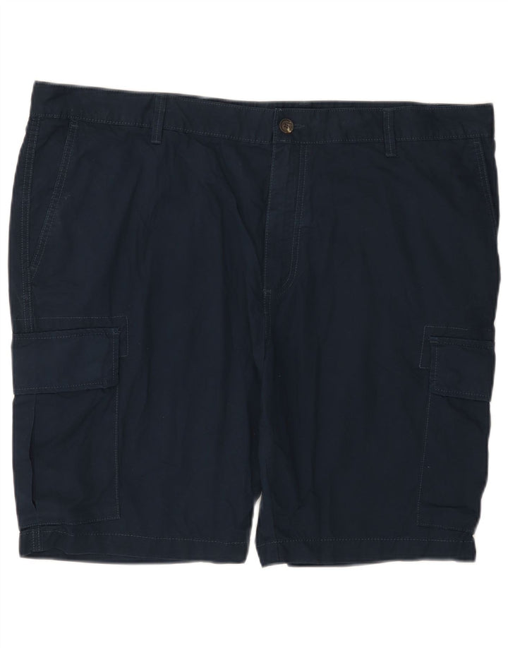 Marks & Spencer Short Cargo Homme W42 2XL Bleu Marine Coton