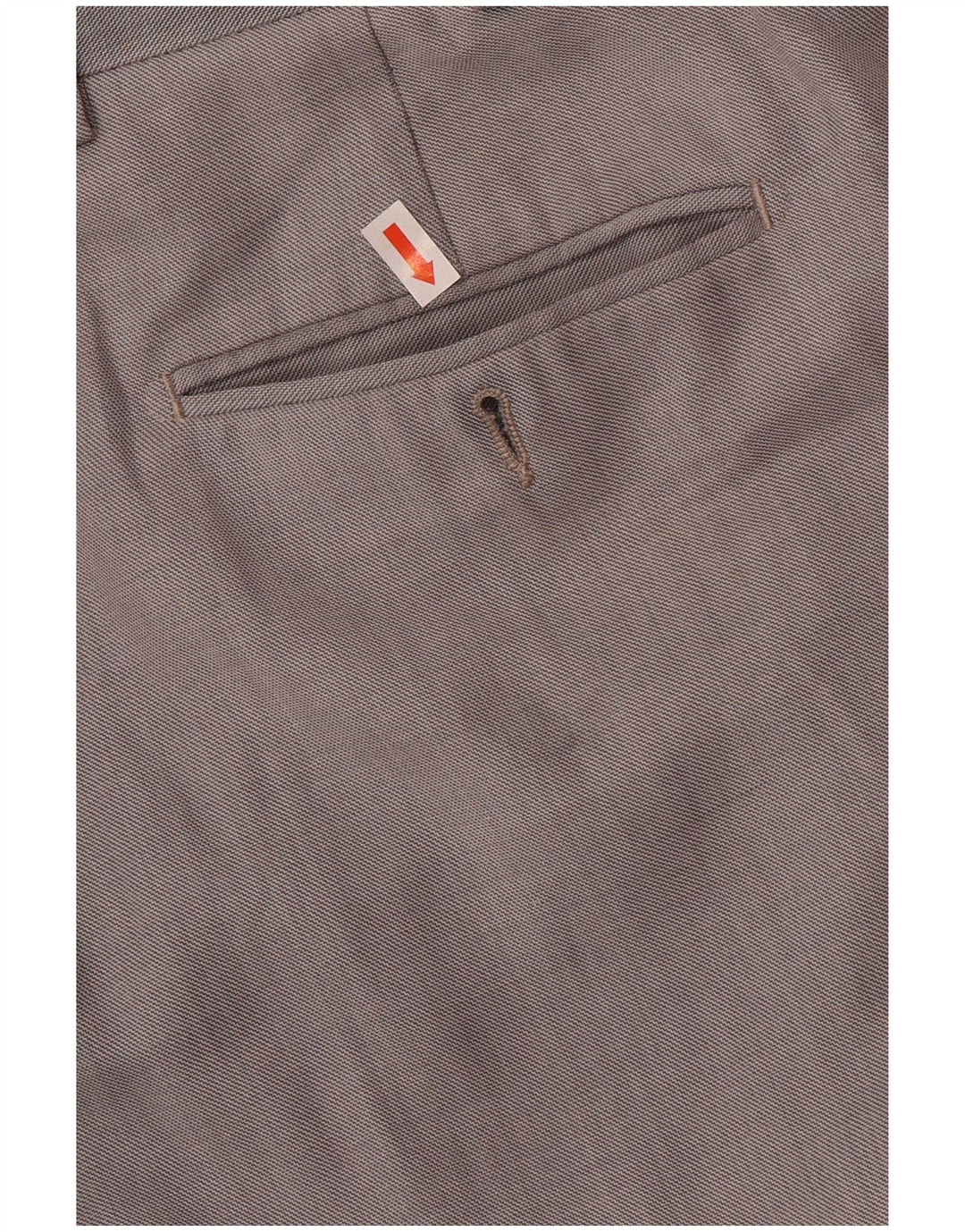 Marks & Spencer Pantalon de Costume Droit Homme W34 L26 Gris Laine