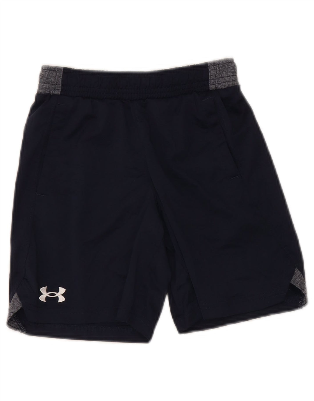 Under Armour Short de sport pour garçon 7-8 ans Small Bleu marine Colourblock