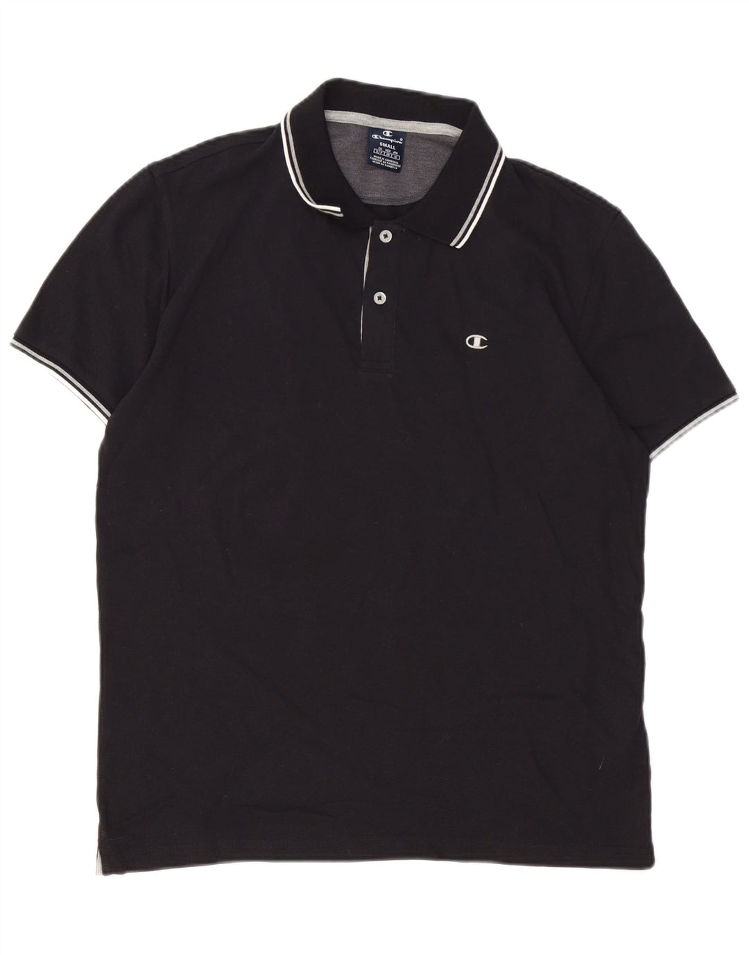 CHAMPION Polo Homme Petit Noir Coton
