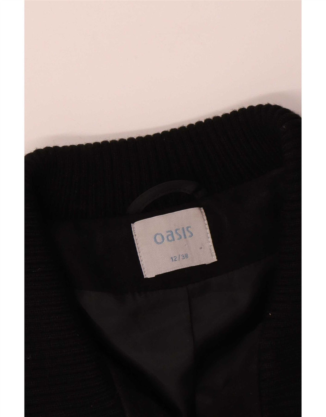 Pardessus femme Oasis UK 12 coton noir moyen