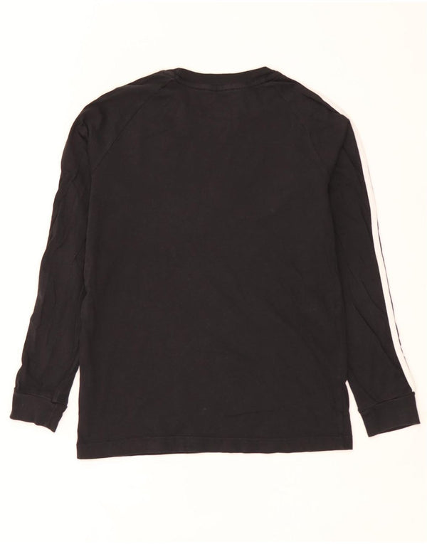 Adidas Top Garçon Manches Longues 13-14 ans Noir Coton