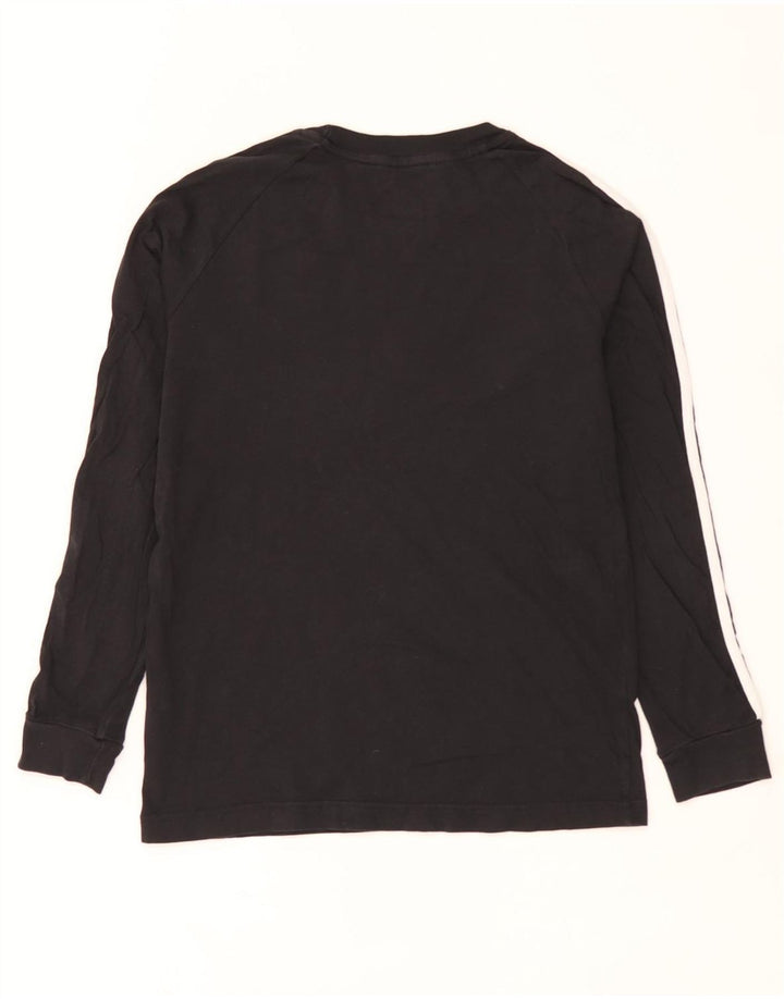 Adidas Top Garçon Manches Longues 13-14 ans Noir Coton