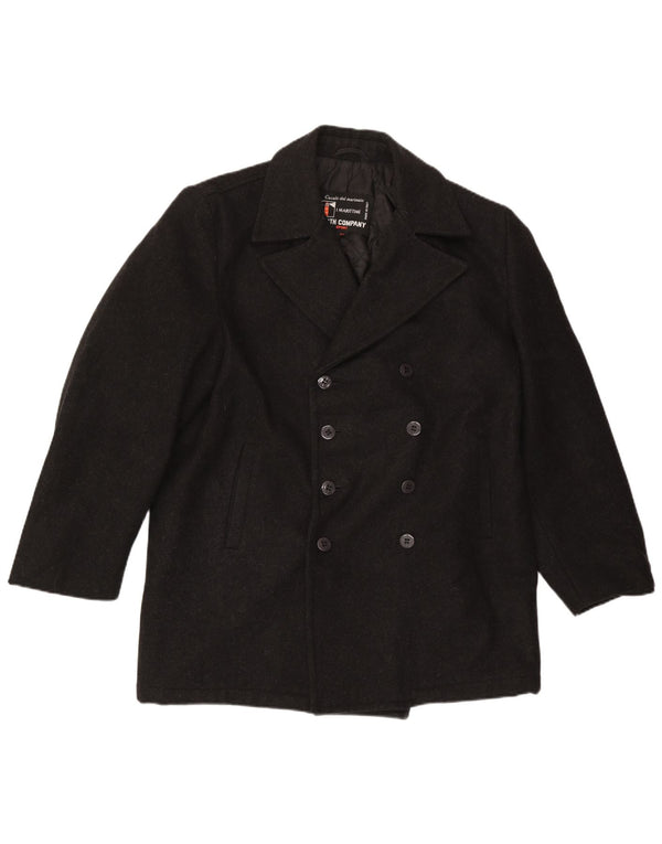 vintage Mens Caban UK 42 XL Laine Noire