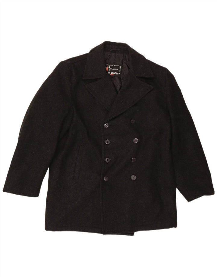 vintage Mens Caban UK 42 XL Laine Noire