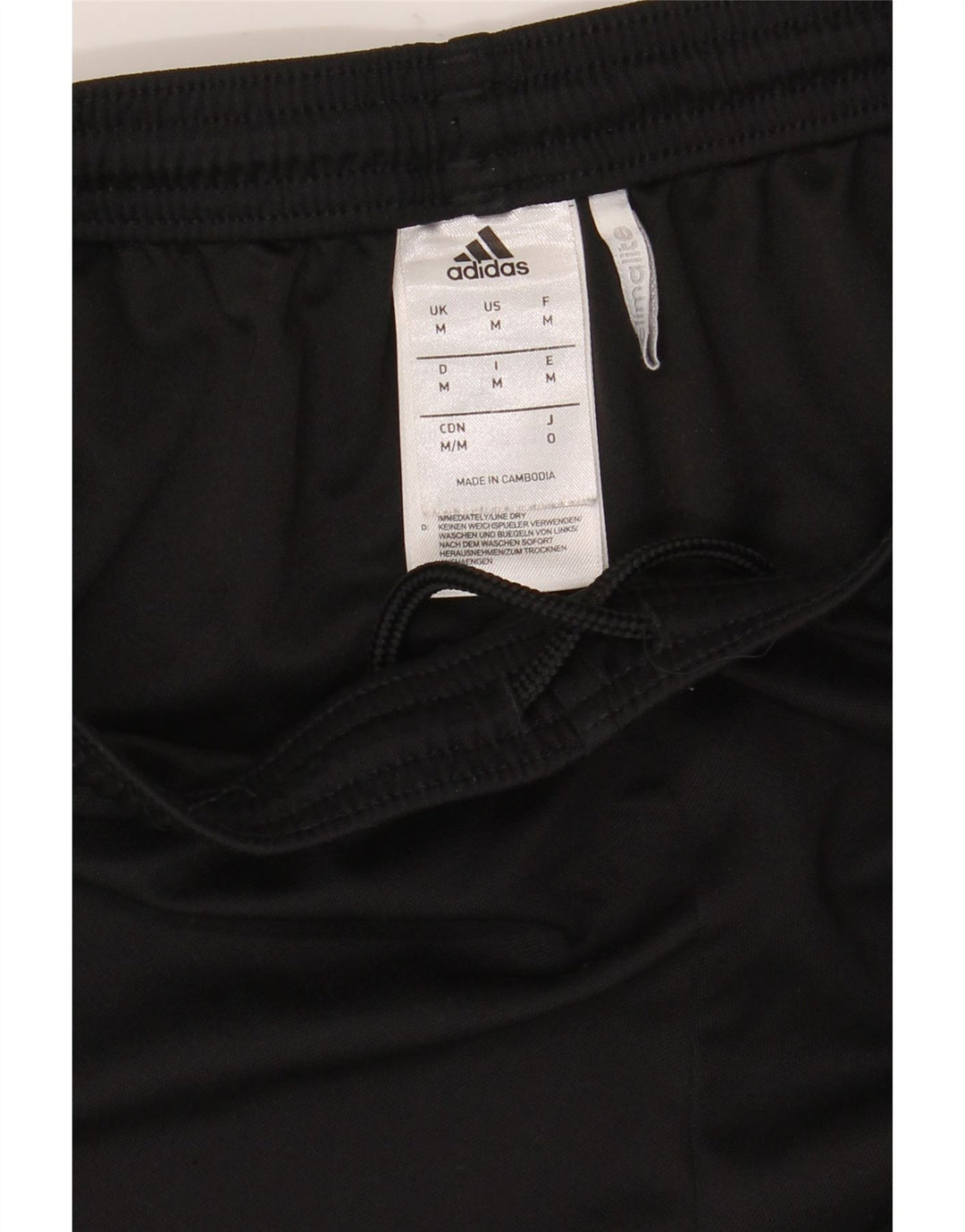 Adidas Short de sport Climalite Homme Noir Moyen Polyester