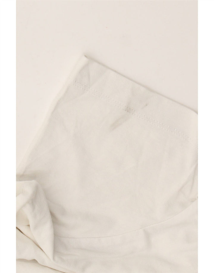 Champion T-shirt graphique pour femme UK 12 Blanc moyen