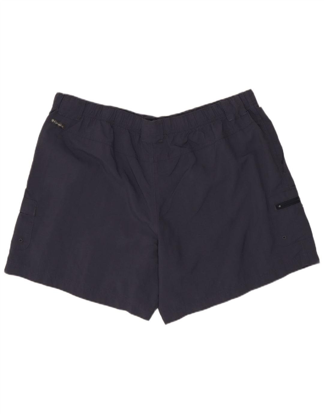 COLUMBIA Short Cargo Homme XL W38 Nylon Bleu Marine