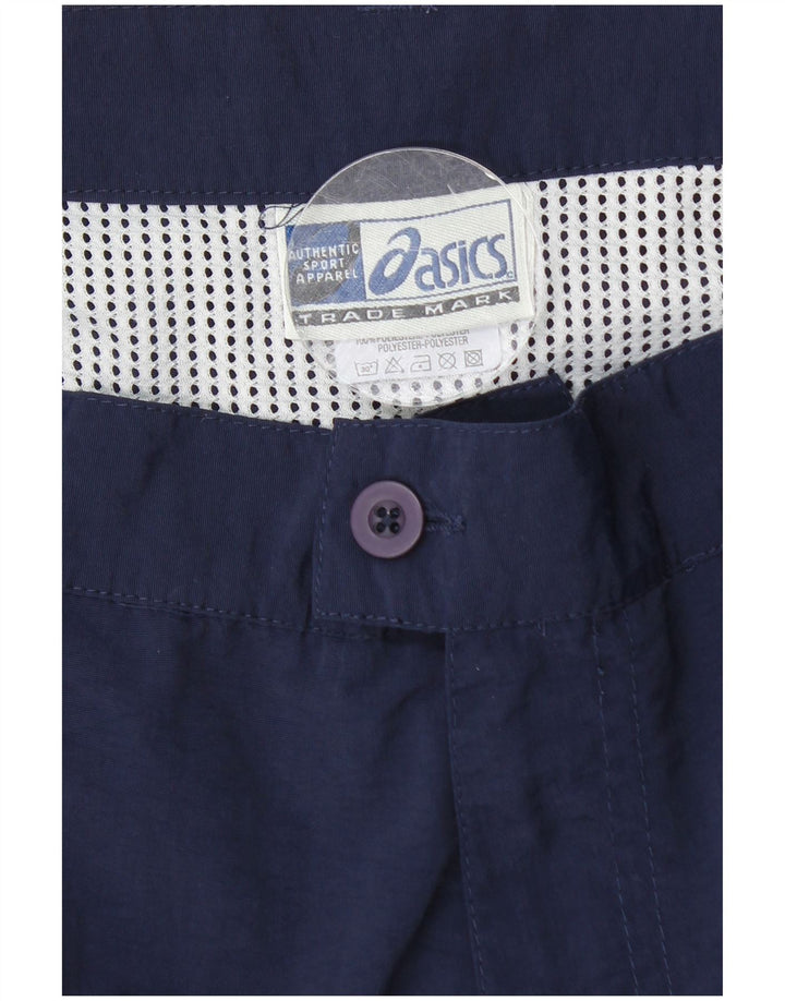 ASICS Short Chino Femme Medium W28 Bleu Marine Polyamide