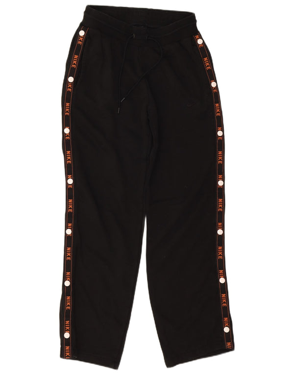 Nike Pantalon de survêtement graphique pour femme UK 10 Small Noir Coton