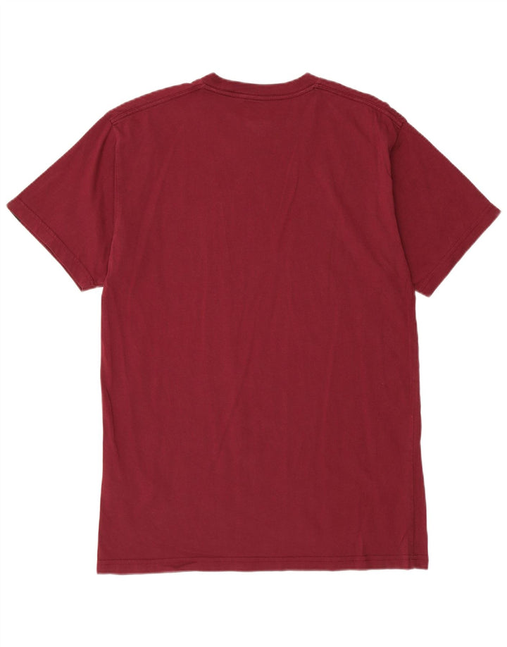 VANS T-shirt graphique coupe classique pour homme en coton bordeaux moyen