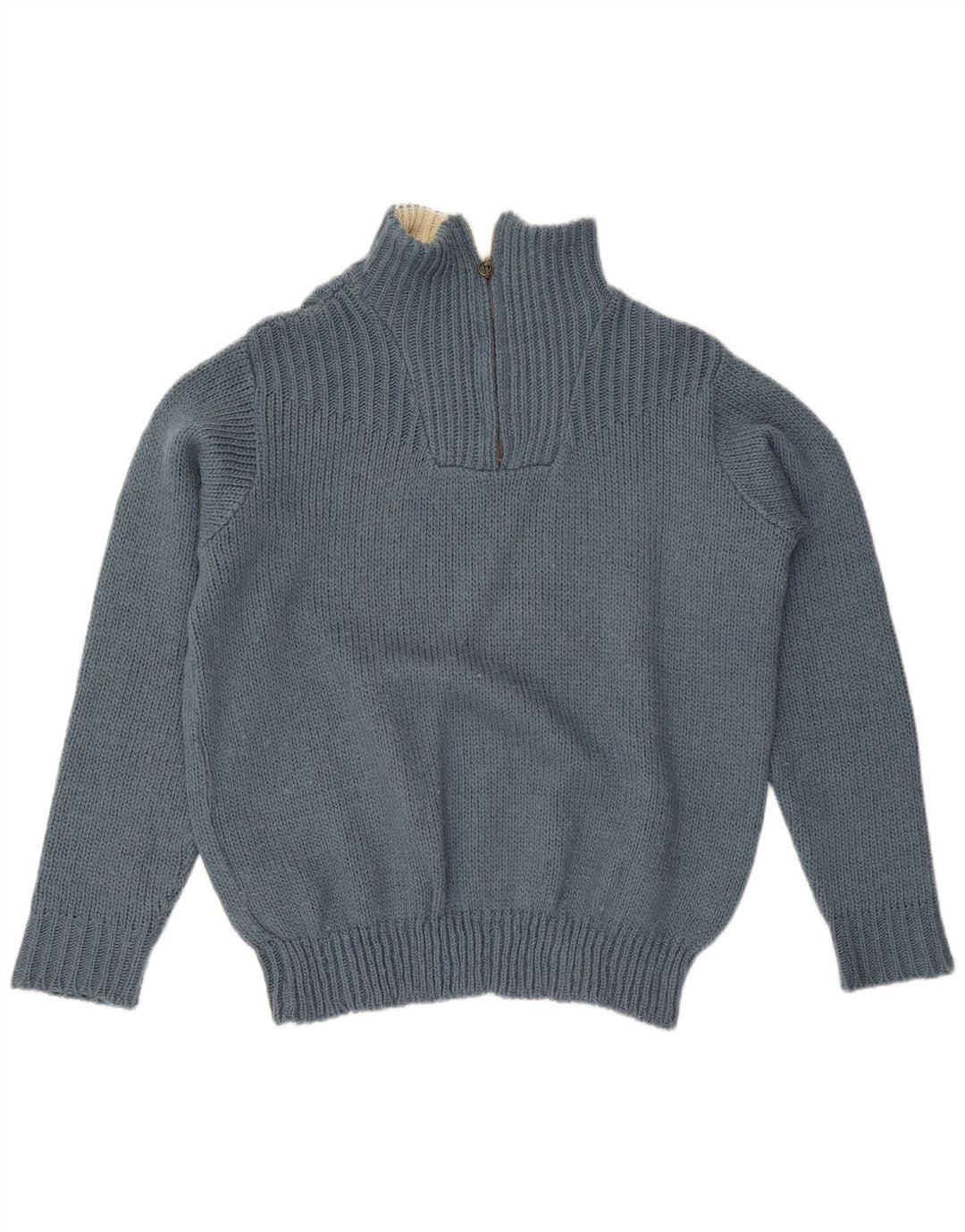 Lee Pull col zippé pour homme 2XL Bleu Acrylique