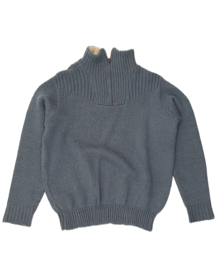 Lee Pull col zippé pour homme 2XL Bleu Acrylique
