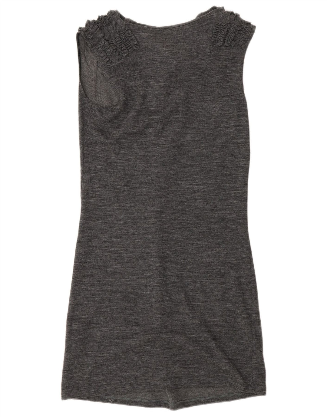 Liu Jo Robe basique sans manches pour femme IT 40 Small Gris Laine