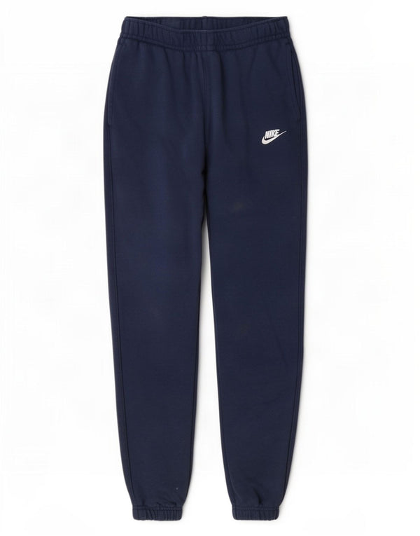 Nike Pantalon de survêtement pour femme Joggers UK 8 Small Bleu marine en coton