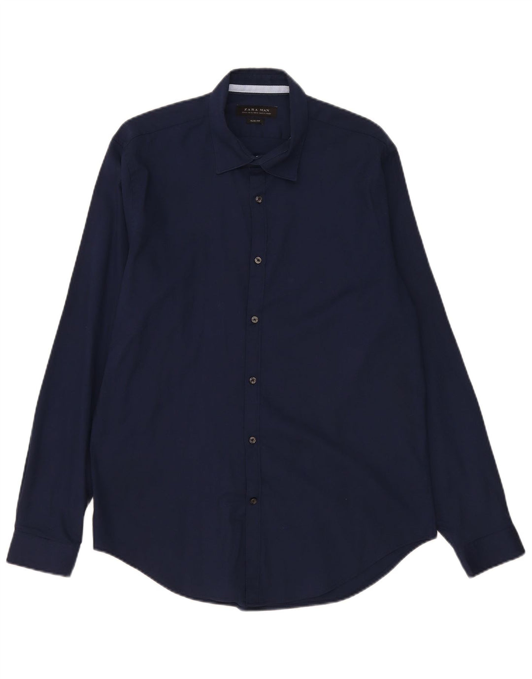 Zara Chemise Slim Fit XL Bleu Marine Homme