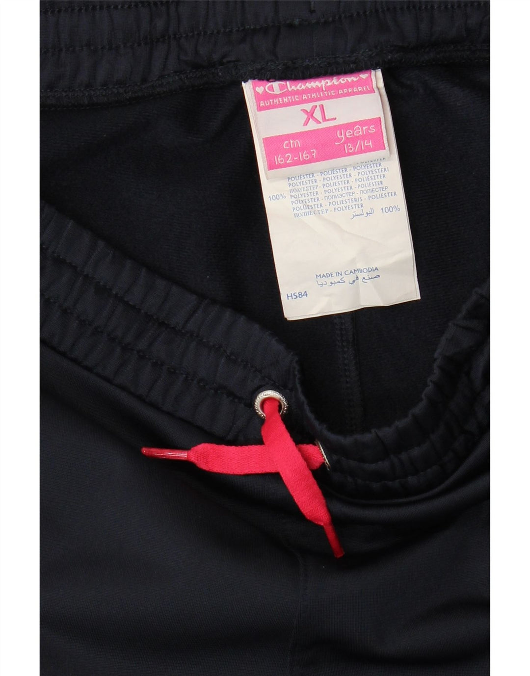 CHAMPION Pantalon de Survêtement Fille 13-14 Ans XL Bleu Marine