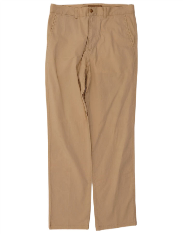 AVIREX Pantalon Chino Droit Homme W32 L31 Beige Coton