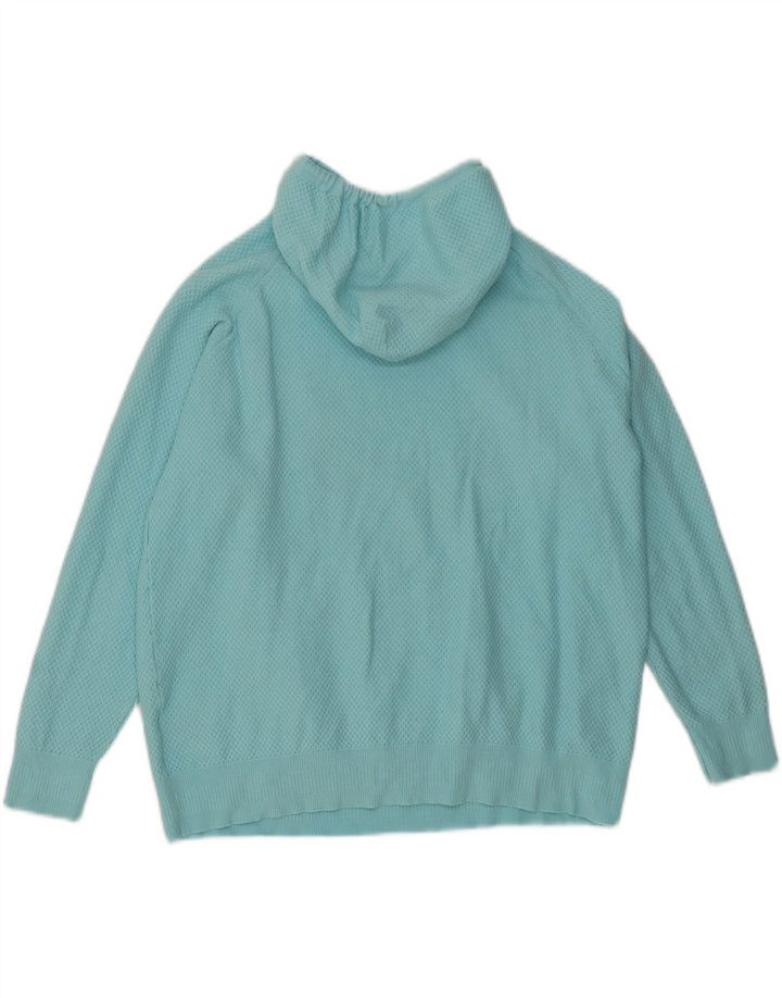 MARKS & SPENCER Pull surdimensionné pour femme UK 14 Turquoise moyen