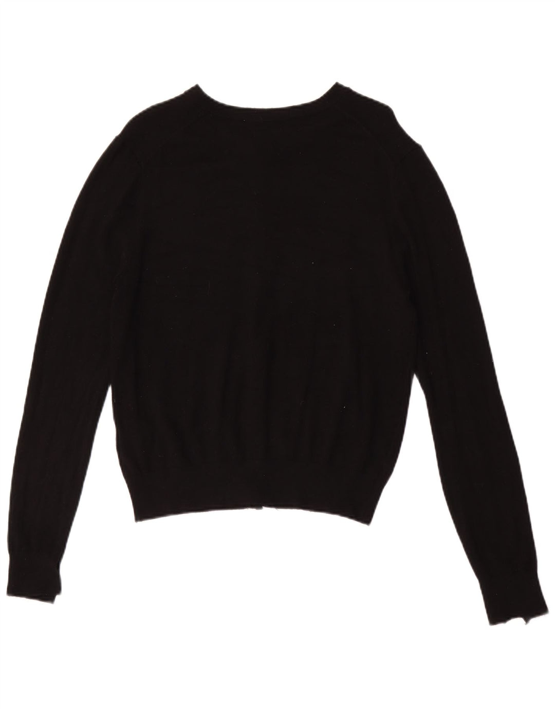 Zara Cardigan Femme Pull UK 12 Medium Noir