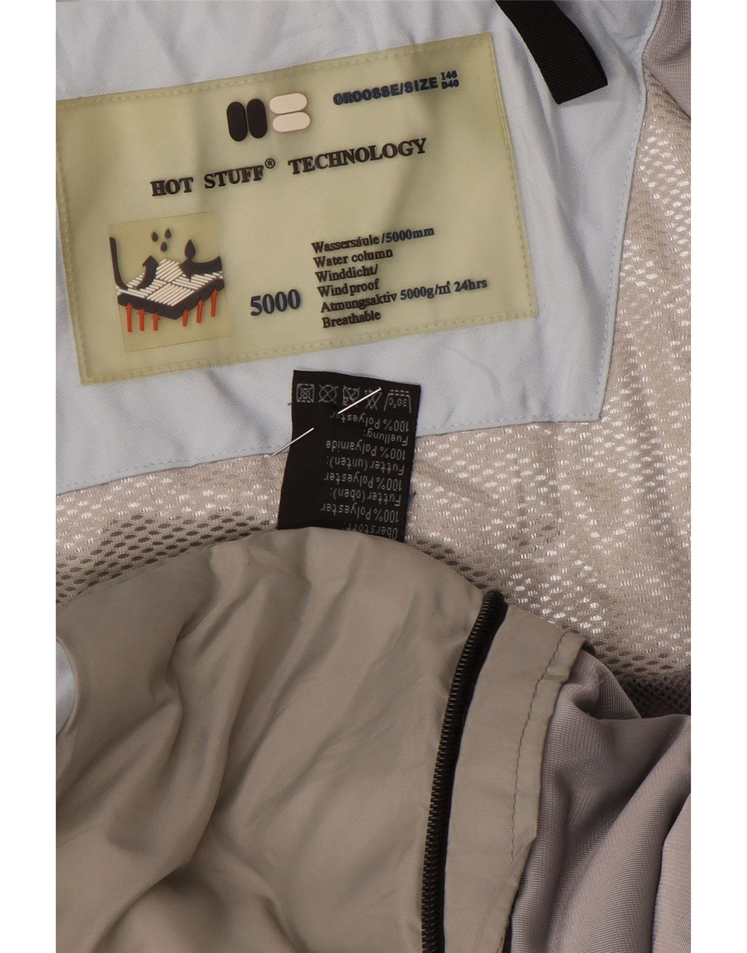 Veste de Ski Femme Hot Stuff IT 46 Large Bleu Colorblock Polyester