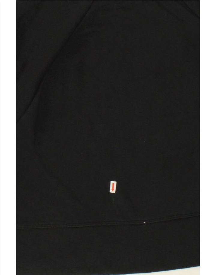 NIKE Womens Crop Graphic Sweatshirt Jumper UK 14 Medium Black Cotton Vintage Nike and Second-Hand Nike from Messina Hembry 