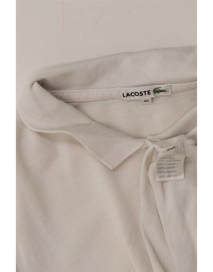 Lacoste Polo Femme Taille 42 Grand Coton Blanc