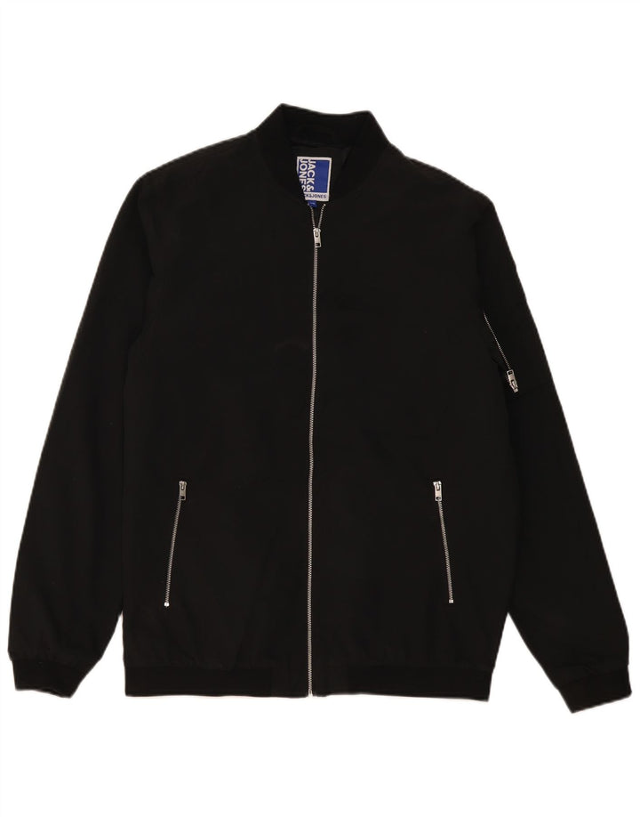 Jack & Jones Bomber Garçon 15-16 ans Noir Polyester