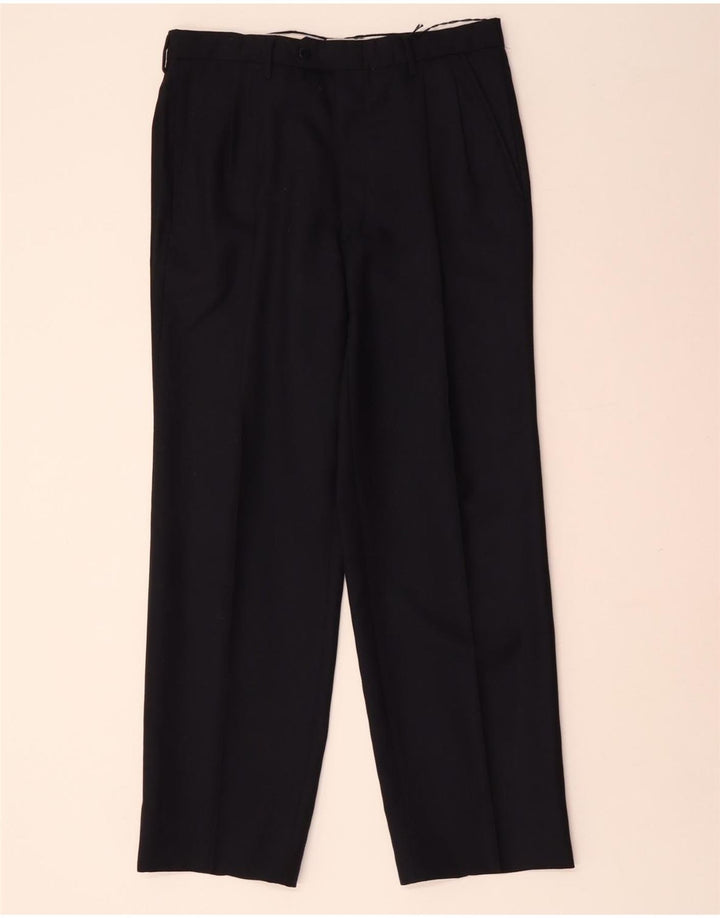 FRAIZZOLI Pantalon de costume à chevilles pour homme IT 48 Medium W32 L29 Bleu marine