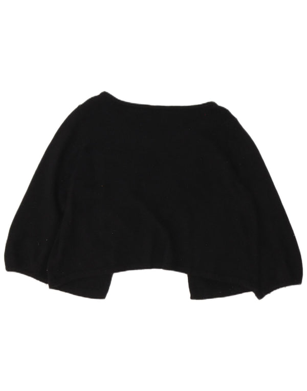 Marks & Spencer Pull Boléro Autographe pour Femme UK 16 Grand Angora Noir