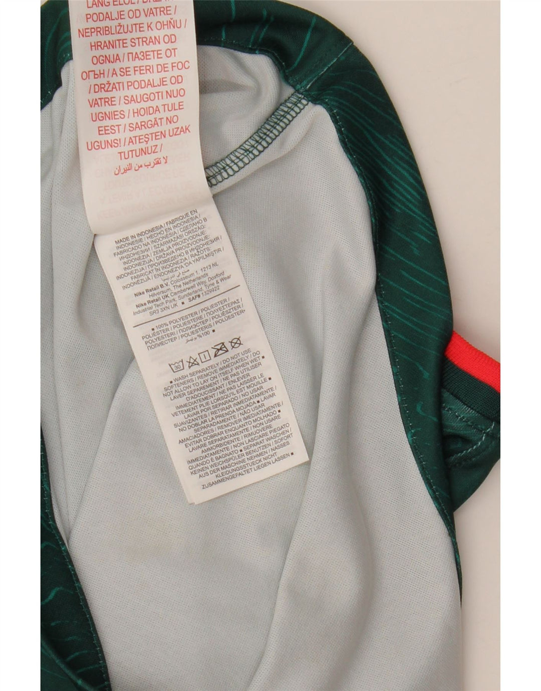 NIKE Haut T-Shirt Graphique Garçon 11-12 ans Vert Polyester