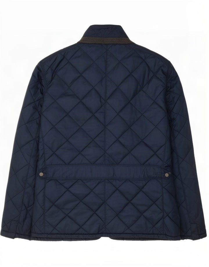 Zara Veste matelassée pour homme UK 44 2XL Bleu marine Polyester