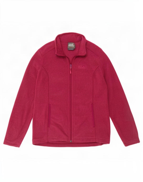 Jack Wolfskin Veste de survêtement pour femme UK 8/10 Petites rayures bordeaux