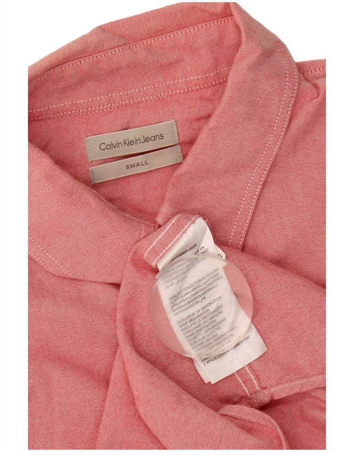 Calvin Klein Jeans Chemise Homme Petit Rose Coton