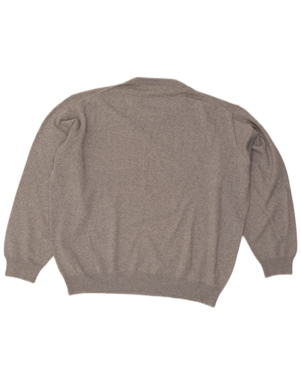 Pierre Cardin Pull col rond homme XL gris acrylique