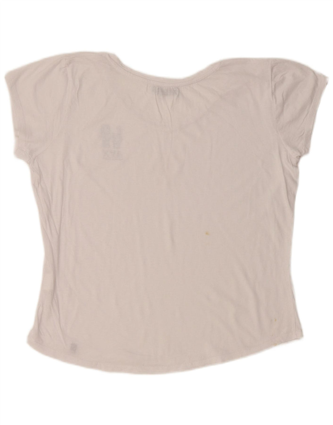 AVIREX T-shirt court graphique pour femme UK 22 2XL Coton blanc