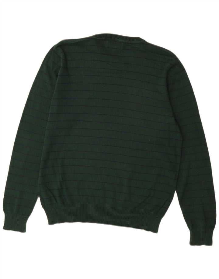 MARKS & SPENCER Pull Col Ras du Cou Blue Harbor Homme Vert Moyen