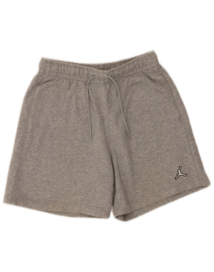 Jordan Short de sport pour homme Petit coton moucheté gris