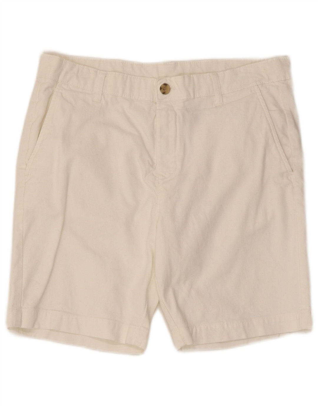Zara Short Chino Homme EU 42 Large W32 Coton Blanc