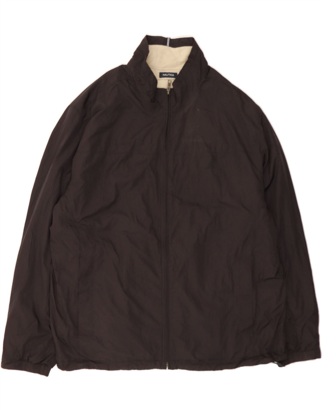 NAUTICA Mens Reversible Jacket UK 44 2XL Black Polyester Vintage Nautica and Second-Hand Nautica from Messina Hembry 