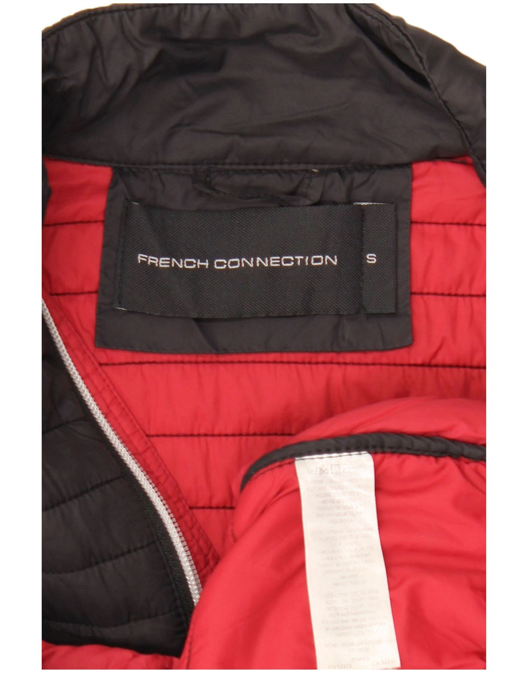 French Connection Veste matelassée homme UK 36 Small Noir Polyamide