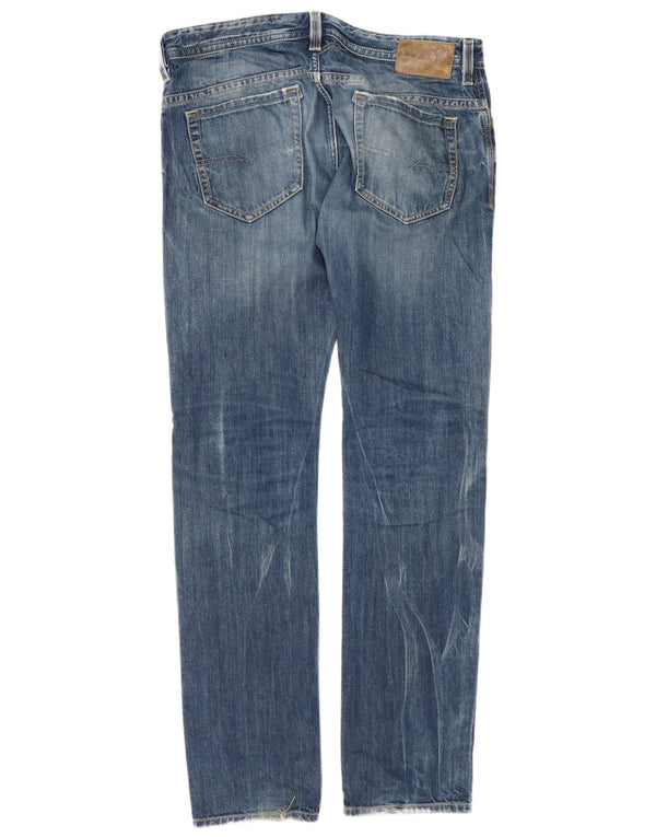 Diesel Jean skinny Thavar vieilli pour homme W34 L34 Bleu coton