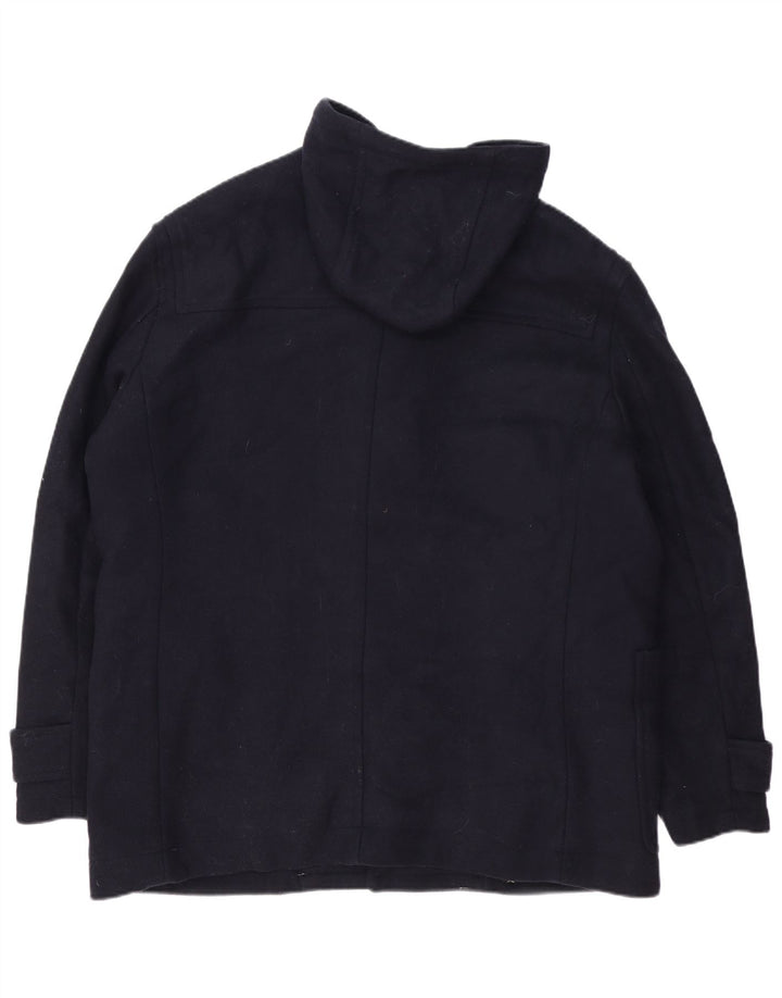 Zara Veste de sport à capuche pour homme UK 42 XL Bleu marine