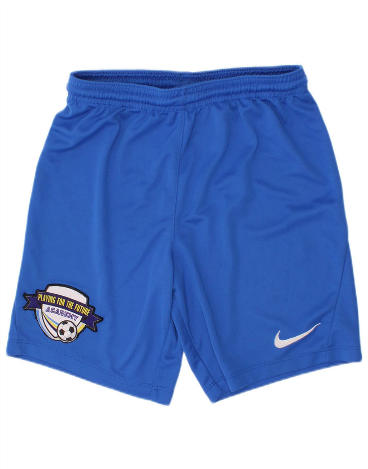 Short de sport Nike Dri Fit Graphic pour garçon 10-11 ans Bleu moyen Polyester