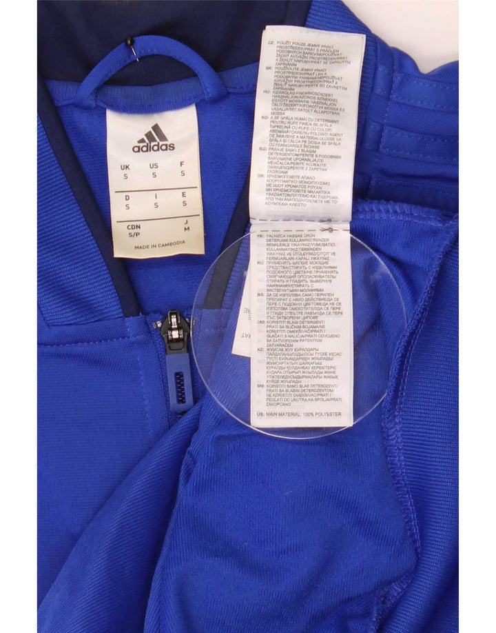 Adidas Veste de survêtement pour homme Petit Bleu Polyester