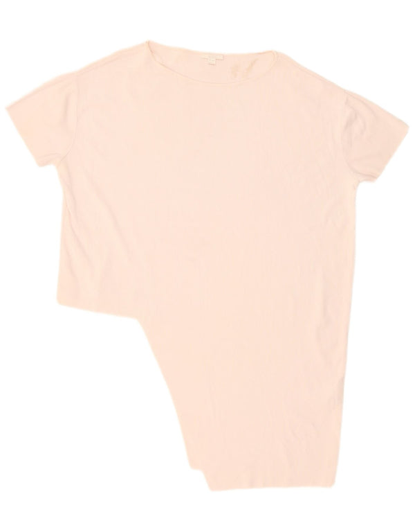 Cos Chemisier asymétrique coupe ample pour femme UK 46, grande viscose rose