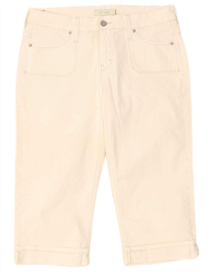 Levi's Bermuda Denim Femme US 8 Medium W32 Coton Blanc
