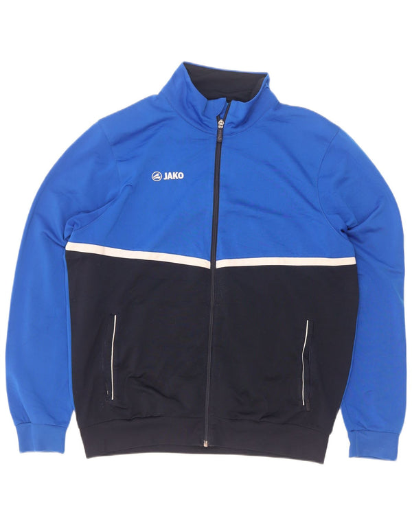 Jako Hommes Survêtement Top Veste Petit Bleu Colorblock Polyester