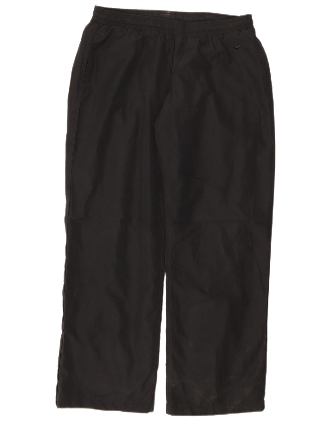 NIKE Pantalon de survêtement pour femme UK 14 Large Noir Polyester