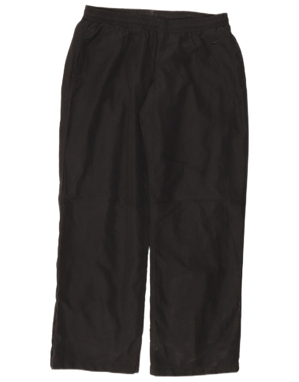 NIKE Pantalon de survêtement pour femme UK 14 Large Noir Polyester